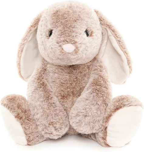 Miniatura 13 de WEIGEDU Animales de Peluche de Conejo para Niños, Niñas, Regalos de Cumpleaños, Hora de Dormir, Navidad, Pascua Marrón