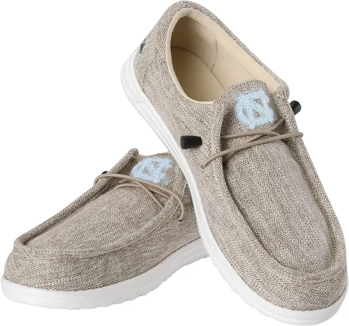 Miniatura 18 de FOCO Men's NCAA College Team Logo Lightweight Loafers Lace Up Cotton Knit Shoes