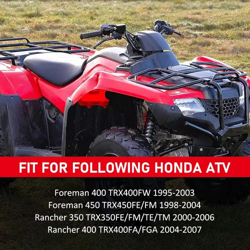 Miniatura 2 de Kit de zapatas de freno delanteras y traseras para Honda Foreman 400 Foreman 450 Rancher 350 Rancher 400, OEM# 06450-HN5-671 45175-HC4-006