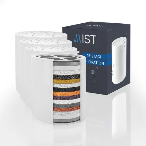 Miniatura 13 de Mist Cabezal de Filtro de Ducha para Agua Dura Mejora la Piel, el Cabello y las Uñas - Cabezal de Ducha Filtrado Compacto de Alto Rendimiento