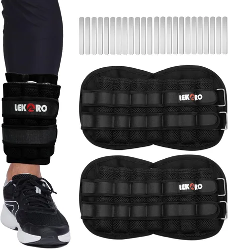 Miniatura 9 de Pesas ajustables para muñeca y tobillo, peso extraíble para brazos y piernas para hombres y mujeres, fitness, entrenamiento de fuerza, correr