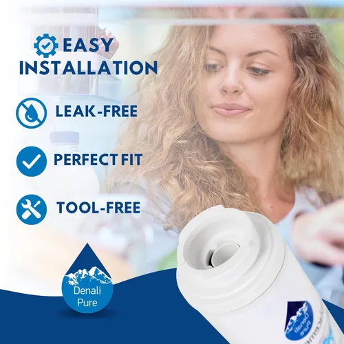 Miniatura 6 de 3-Pack – Jenn-Air jfc2290vem4 nevera filtro de agua de repuesto compatibles Jenn-Air UKF8001 cartucho de filtro de agua para nevera