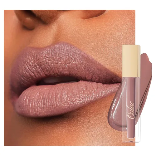 Miniatura 23 de Oulac Lápiz labial rojo líquido mate para mujer, lápiz labial de larga duración, impermeable, sin transferencia, fórmula cremosa de alta 【M08 1000