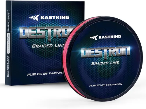 Miniatura 11 de KastKing Destron - Sedal de pesca trenzado, altamente resistente a la abrasión, mejora de la fuerza de nudo, Superlínea de diámetro ultradelgado
