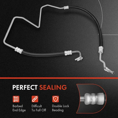Miniatura 3 de A-Premium Conjunto de línea de manguera de retorno de dirección asistida compatible con Cadillac CTS 2008-2014, enfriador a depósito
