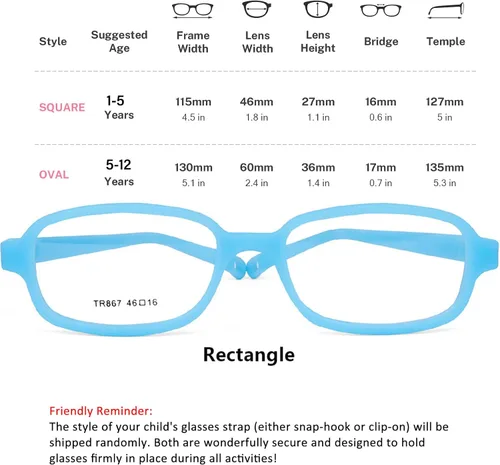 Miniatura 22 de AQWANO Children Optical Glasses Frame tr90 Flexible Bendable One-piece Safe Eyeglasses Girls Boy