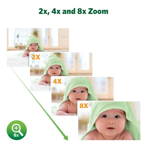 Miniatura 9 de LeapFrog LF920-2HD Monitor de bebé de video de 2 cámaras con pantalla HD de 7 pulgadas, pantalla dividida, visión nocturna a color de 1080p