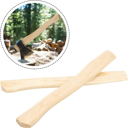 Miniatura 6 de Angoily 10 piezas de repuesto de mango de madera mango de repuesto para hachas, mango de campamento, mango de campamento
