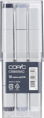 Miniatura 6 de Copic Juego de marcadores de 12 piezas gris frío