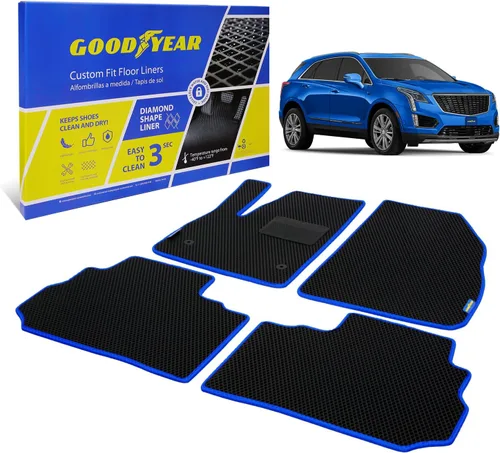Miniatura 13 de Goodyear Alfombrillas de automóvil para todo tipo de clima, ajuste personalizado para Toyota 4Runner 10-12, juego de 5 piezas, revestimientos