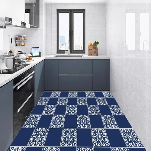 Miniatura 5 de Plantilla de suelo reutilizable para pintar pisos, azulejos, paredes, pasarela, patio, porche delantero, piso de concreto, paquete de 4, 8 x 8