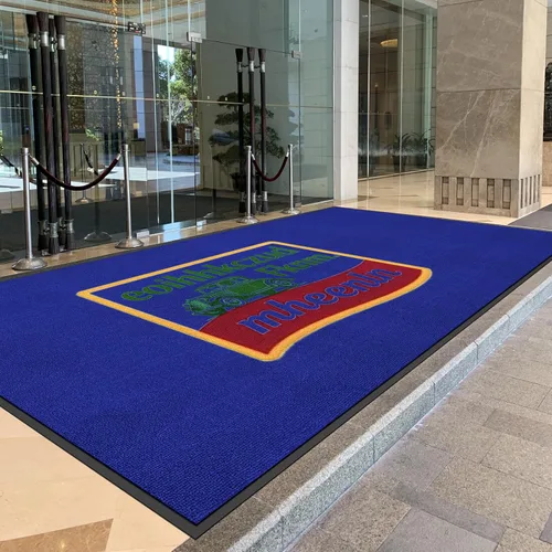 Miniatura 9 de Alfombrillas comerciales personalizadas para puertas Alfombra con logotipo personalizado Texto de entrada Alfombra para entrada con respaldo de goma