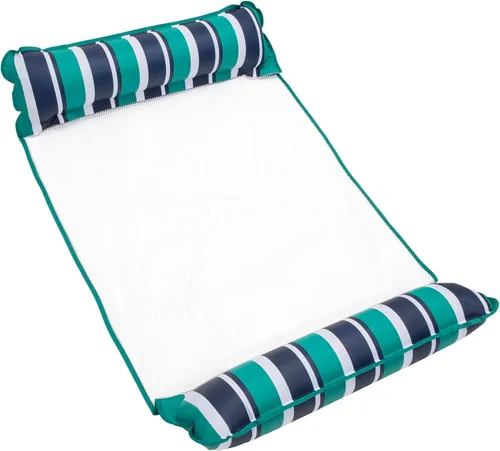 Miniatura 9 de Aqua - Deluxe Monterey - Flotador de alberca y hamaca de calidad de centro turístico 4 en 1, inflable, multiusos, para adultos con material Hamaca