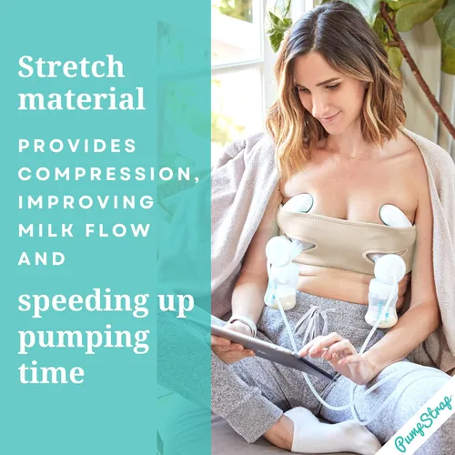 Miniatura 4 de Brasier de bombeo manos libres, brasier de extractor de leche para bombas de lactancia materna para mujeres, bustier de bombeo manos libres