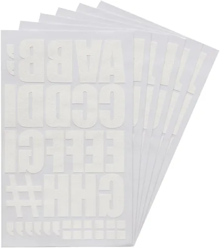 Miniatura 5 de Magfok Letras termoadhesivas de transferencia de 2 pulgadas, 18 hojas (negro)