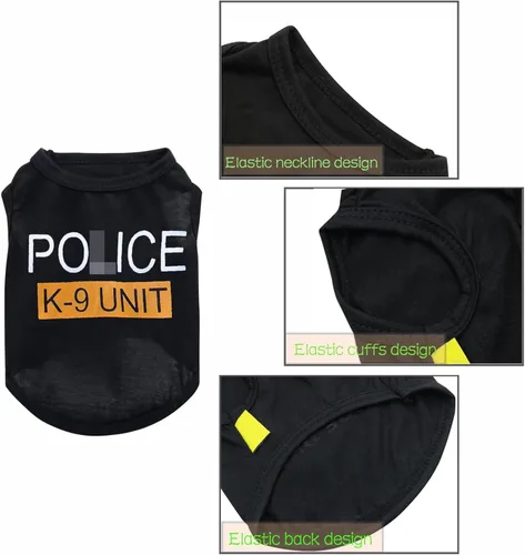 Miniatura 4 de Paquete de 2 ropa para perros pequeños, chicos y cachorros, camisa para Chihuahua, Yorkies, verano, mascota, perro, gato, transpirable, cómoda