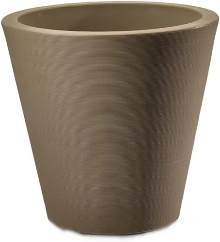Miniatura 32 de Crescent Garden Madison Planter– Maceta resistente a la intemperie, doble pared para interiores y exteriores con orificio de drenaje, contenedor