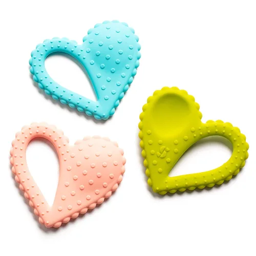 Special Supplies Cuchara de corazón mordedora, herramientas de terapia motora oral, estimulación texturizada y tratamiento de entrada sensorial para