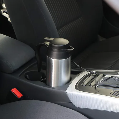 Miniatura 4 de Sunsbell - Hervidor eléctrico portátil para automóvil, 22.0 fl oz, caldera de agua para automóvil, 12 V, calefacción para automóvil, taza de viaje