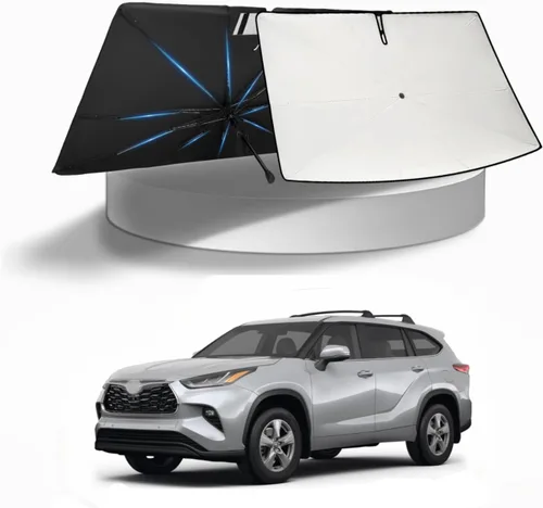Miniatura 253 de KUST Parasol para parabrisas para Audi Q8 2019-2023 2024 2025 2026, accesorios de ventana, parasol plegable, bloquea los rayos UV, mantiene