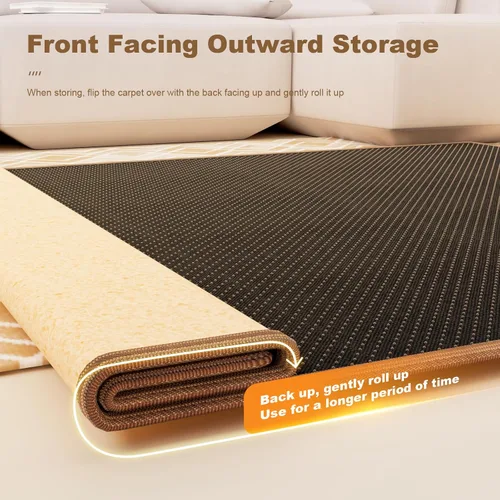 Miniatura 7 de Tapete calefactable de 39 x 78.7 pulgadas, impermeable, con temporizador, calentamiento rápido, calentador debajo de la alfombra para el hogar