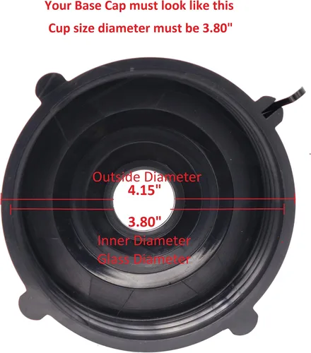 Miniatura 5 de Blendin Tarro personal de repuesto con tapa abatible para llevar, compatible con licuadoras Oster Pro 1200 (paquete de 2, 24 onzas)