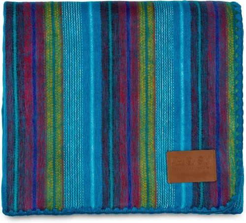 QISU Manta de lana de alpaca, grande, hermosa, cálida, variada, 85 x 65 pulgadas, ultrasuave, hipoalergénica y transpirable, tela que no pica ni
