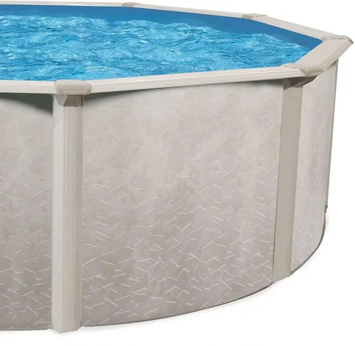 Miniatura 15 de Aquarian - Piscina para exteriores con marco de acero por encima del nivel del suelo, redonda, 24 x 52 pulgadas, veneciana Veneciano