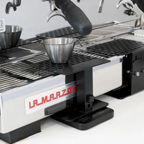 Miniatura 8 de watchget Bastidor de pesaje de café electrónico, altura ajustable, acero inoxidable, báscula de café, soporte para máquina de café expreso, bastidor
