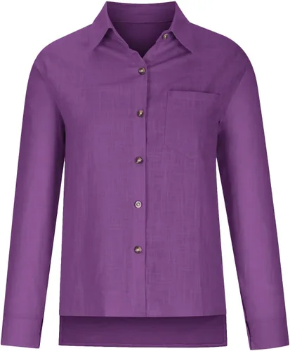 Miniatura 84 de SMIDOW Camisa de algodón y lino con botones para mujer