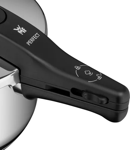 Miniatura 8 de WMF Perfect – Set de cocina rápida de 8.7 in de diámetro 4 litros y medio + cuerpo 3 litros de acero inoxidable para inducción