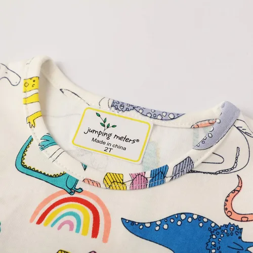 Miniatura 5 de Vestido acampanado para niñas pequeñas, lindo estampado de unicornio, arco iris, manga corta, casual, vestidos para niñas pequeñas para fiesta de 1