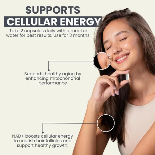 Miniatura 5 de Suplemento NAD+ 18 en 1 con resveratrol berberina quercetina fisetina ácido lipoico curcumina Vitamina D3 K2 para energía celular Apoyo