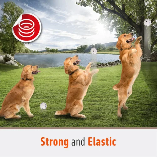 Miniatura 4 de FOFOS Pelotas para perros, juguetes para masticar, pelota de tenis para masticadores agresivos, juguetes molares de dentición, juguete acuático