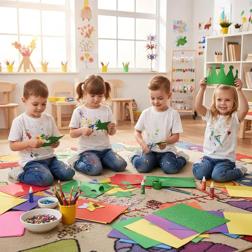 Miniatura 7 de Cartulina verde con purpurina, papel brillante de tamaño A4, papel con purpurina para Cricut, Gradustion, DIF, manualidades, construcción