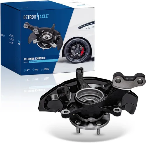 Miniatura 82 de Detroit Axle - Conjunto de manguetas de dirección delanteras de 2 piezas para Hyundai Accent 06-11, 2 manguetas de dirección y conjunto de buje