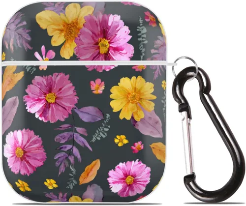 Miniatura 7 de Funda de zanahorias naranjas para Airpod 2/1 con llavero de protección completa de plástico accesorios para la piel para mujeres y hombres