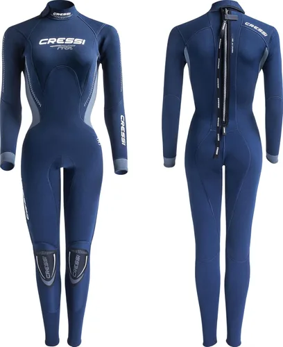Miniatura 7 de Cressi Traje de neopreno completo para mujer con cremallera trasera para buceo y actividades acuáticas - Rápido 0.118 in: diseñado en Italia