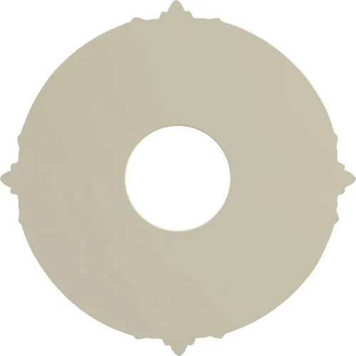 Miniatura 4 de Ekena Millwork CM12ATCGS Medallón de Techo Attica (Se Adapta a Doseles de hasta 3 1/2"), Pátina Verde Cobre Pintada a Mano