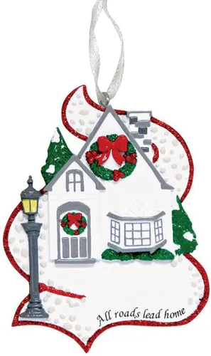 Miniatura 2 de Adorno 2025 de Our First Home – Recuerdo personalizado de Navidad de casa nueva – Regalo personalizado para el primer hogar para propietarios