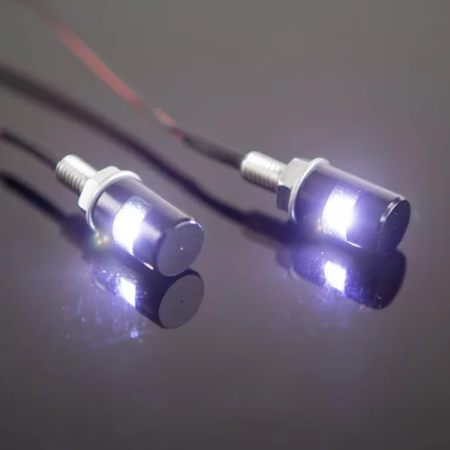 Miniatura 6 de CZC AUTO 2 luces de matrícula, lámpara de perno de tornillo de matrícula, bombilla LED blanca de 12 V, impermeable, impermeable, impermeable