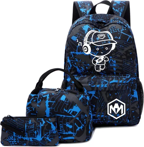 Miniatura 9 de Mochila escolar para estudiantes mochila de viaje para adolescentes
