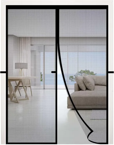 Miniatura 10 de RELIANCER Pantalla Magnética de Puerta de Fibra de Vidrio, Se Ajusta a Puerta de Tamaño 30"x78", Malla de Puerta de Cierre Automático con Imanes