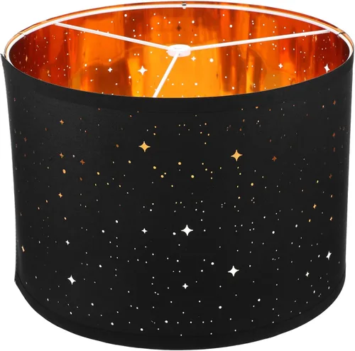 Miniatura 10 de LIFKOME Lámpara de mesa Pantalla de tela Pantalla Estrella Tambor s Hueco Cubierta de Mesa Clip en Bombilla Lámpara S Reemplazo Para Al lado De La