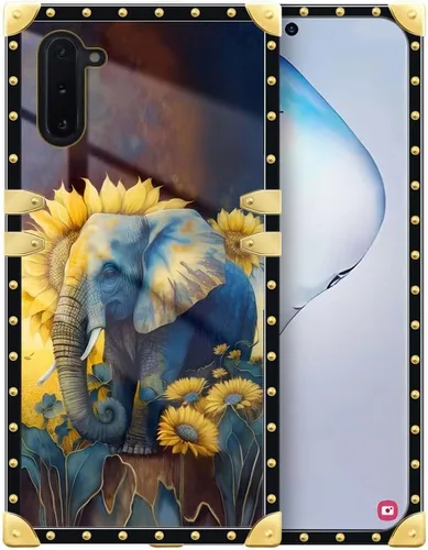 Miniatura 24 de DAIZAG Funda compatible con Samsung Galaxy Note 10 Plus, decoración dorada de mujer de fe, funda protectora de TPU suave antiarañazos