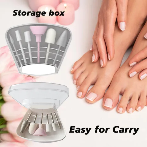 Miniatura 6 de 6 unidades de repuesto para limas de uñas compatibles con kit de uñas Finish Touch Flawless