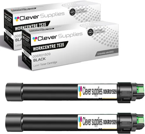 Miniatura 106 de CS compatible Xerox Phaser 6510/WorkCentre 6515 (106r03480) 2 cartuchos de tóner negro para Phaser 6510, WorkCentre 6515 2 negro