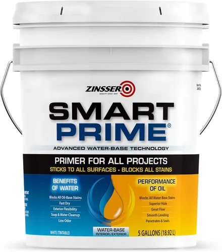 Miniatura 5 de Rust-Oleum 249729 Smart Prime pintura base, 1 galón, color blanco, 249727