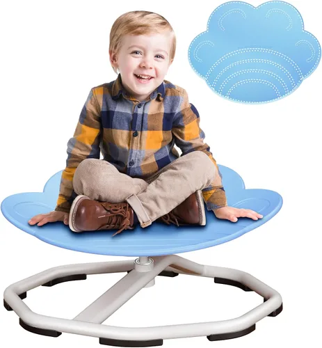 Qusases Sillas Giratorias Sensoriales para Niños, Silla Giratoria para Niños Autistas, Juguetes Sensoriales de Sentarse y Girar, Entrenamiento de