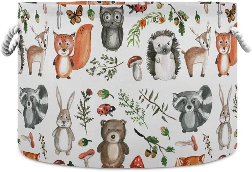 Miniatura 8 de senya Cesta de almacenamiento grande plegable bolsa de ropa redonda plegable de tela para ropa sucia cesta de lavado plegable para niños coches